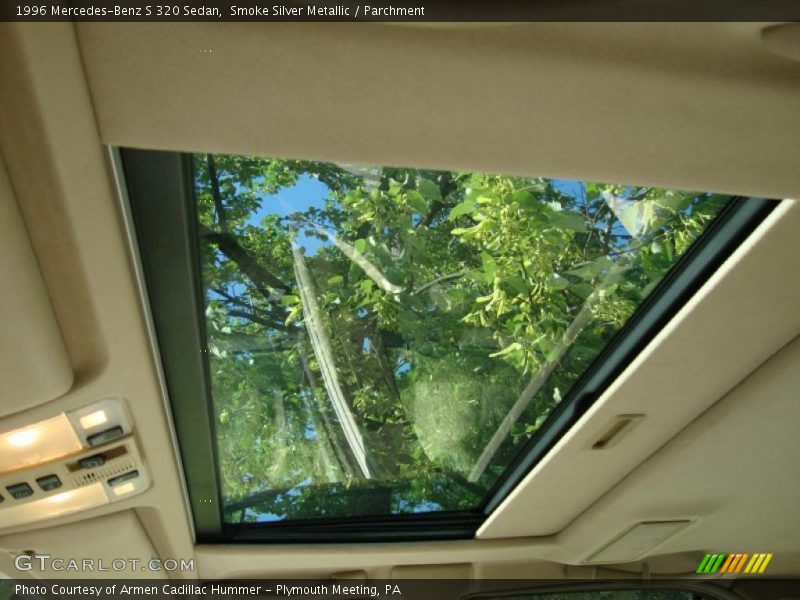 Smoke Silver Metallic / Parchment 1996 Mercedes-Benz S 320 Sedan