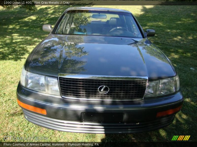 Flint Gray Metallic / Gray 1990 Lexus LS 400