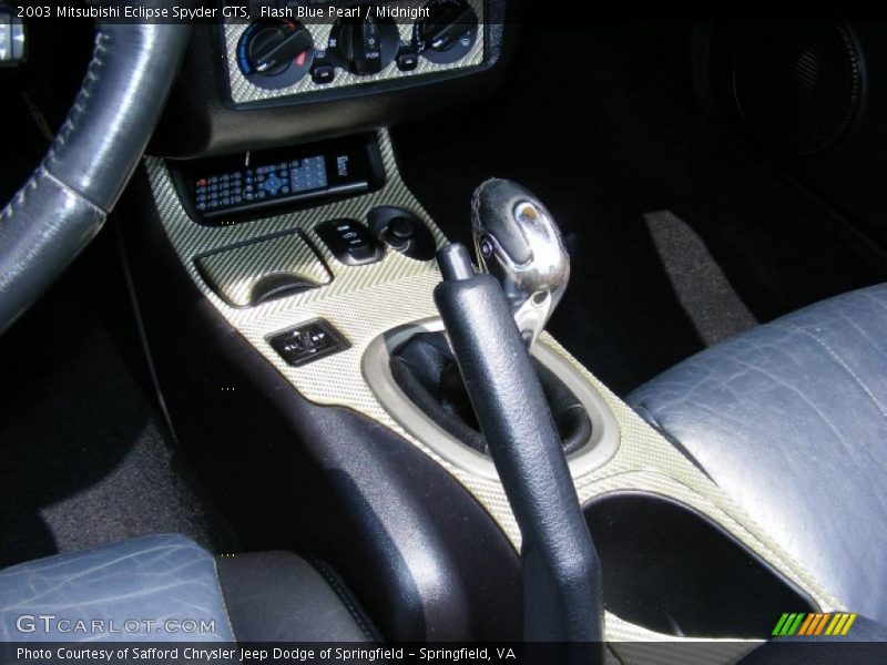 Flash Blue Pearl / Midnight 2003 Mitsubishi Eclipse Spyder GTS