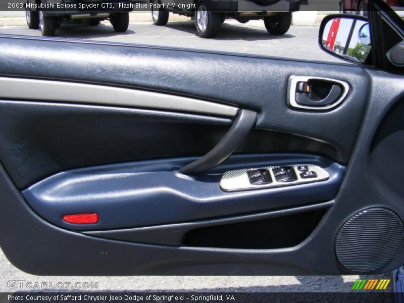 Flash Blue Pearl / Midnight 2003 Mitsubishi Eclipse Spyder GTS