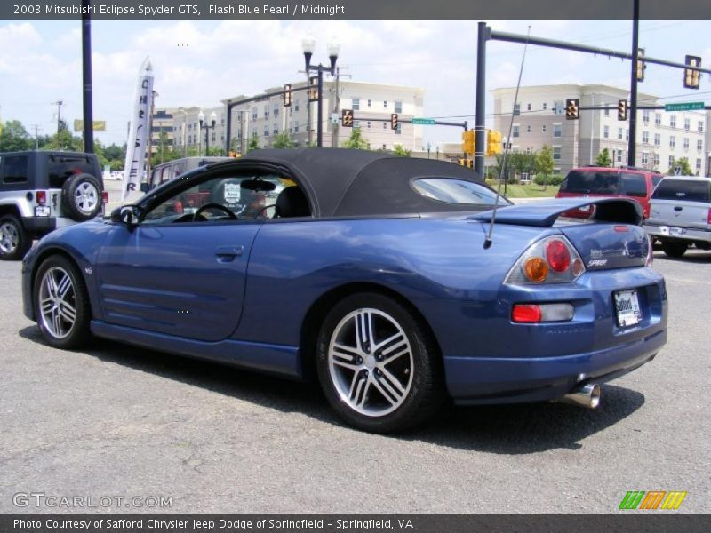 Flash Blue Pearl / Midnight 2003 Mitsubishi Eclipse Spyder GTS