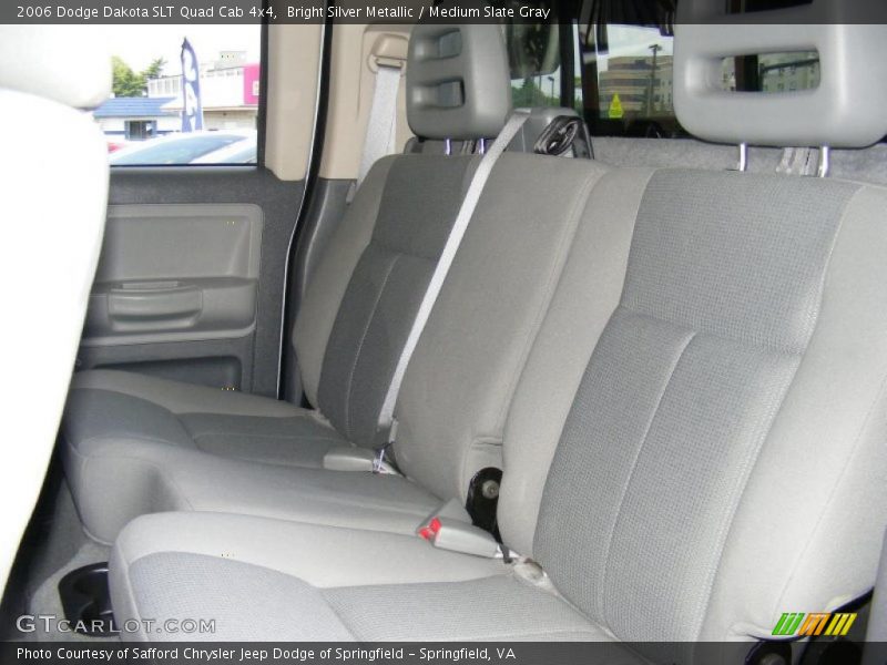 Bright Silver Metallic / Medium Slate Gray 2006 Dodge Dakota SLT Quad Cab 4x4