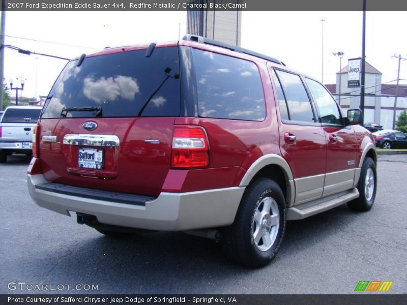 Redfire Metallic / Charcoal Black/Camel 2007 Ford Expedition Eddie Bauer 4x4