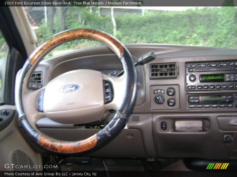 True Blue Metallic / Medium Parchment 2003 Ford Excursion Eddie Bauer 4x4