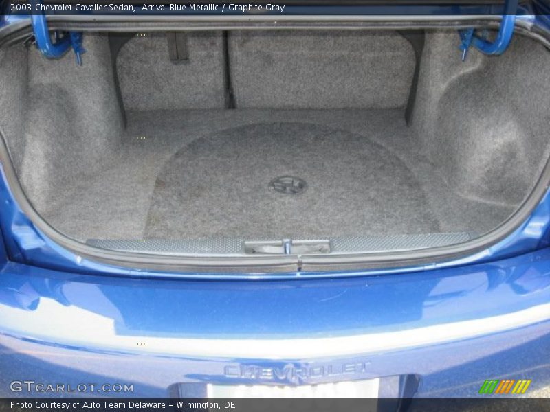 Arrival Blue Metallic / Graphite Gray 2003 Chevrolet Cavalier Sedan