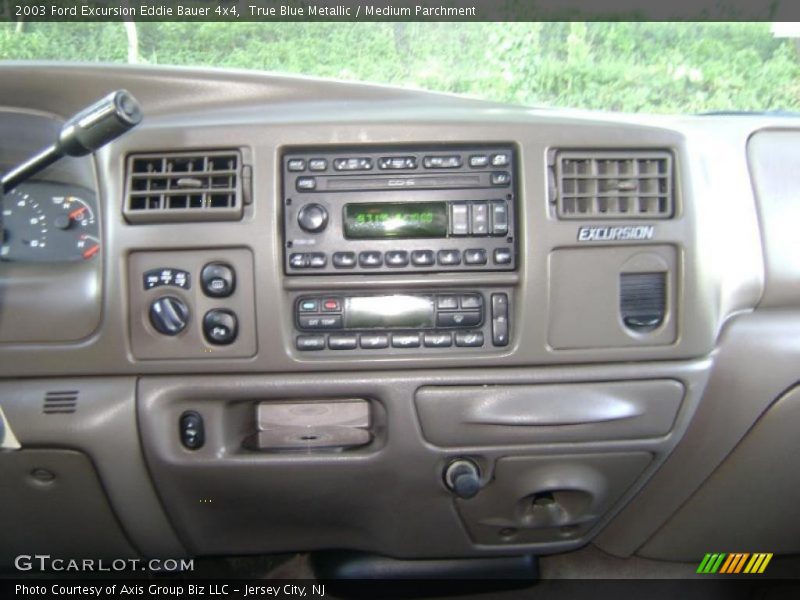True Blue Metallic / Medium Parchment 2003 Ford Excursion Eddie Bauer 4x4