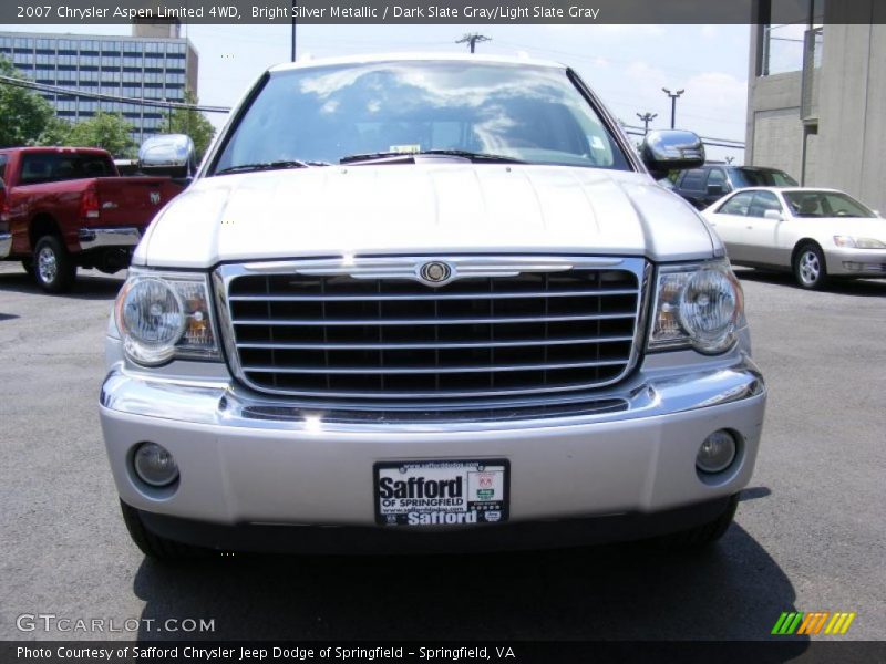 Bright Silver Metallic / Dark Slate Gray/Light Slate Gray 2007 Chrysler Aspen Limited 4WD