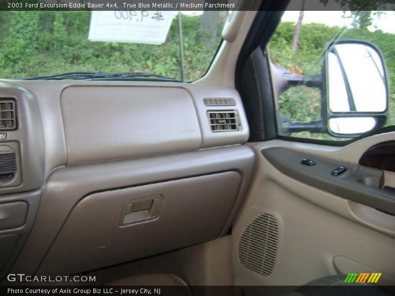 True Blue Metallic / Medium Parchment 2003 Ford Excursion Eddie Bauer 4x4