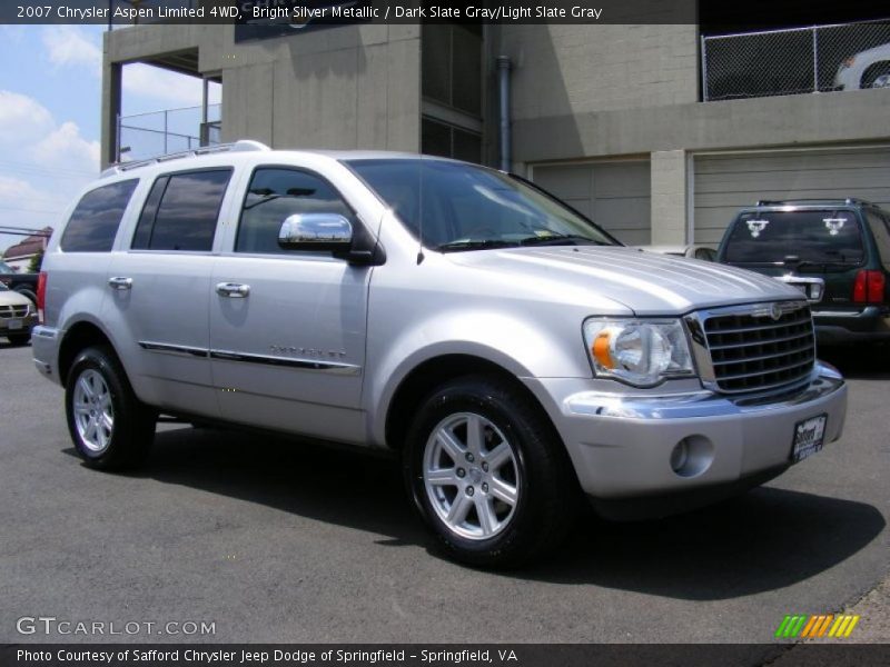 Bright Silver Metallic / Dark Slate Gray/Light Slate Gray 2007 Chrysler Aspen Limited 4WD