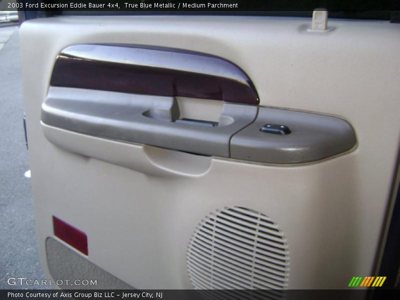 True Blue Metallic / Medium Parchment 2003 Ford Excursion Eddie Bauer 4x4