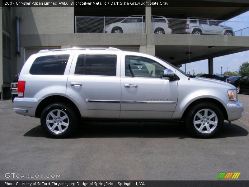 Bright Silver Metallic / Dark Slate Gray/Light Slate Gray 2007 Chrysler Aspen Limited 4WD