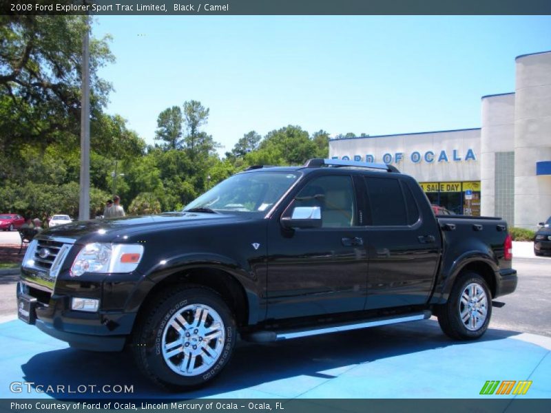 Black / Camel 2008 Ford Explorer Sport Trac Limited