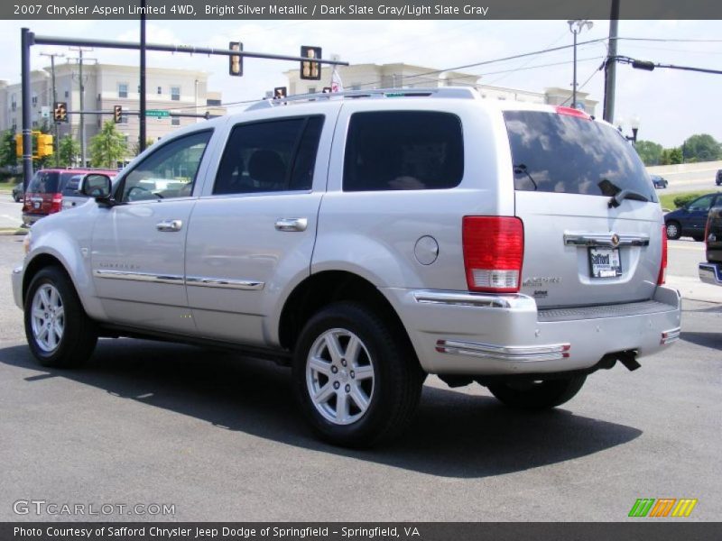 Bright Silver Metallic / Dark Slate Gray/Light Slate Gray 2007 Chrysler Aspen Limited 4WD