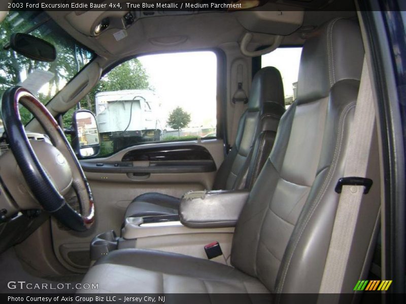 True Blue Metallic / Medium Parchment 2003 Ford Excursion Eddie Bauer 4x4