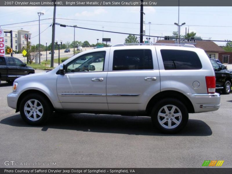 Bright Silver Metallic / Dark Slate Gray/Light Slate Gray 2007 Chrysler Aspen Limited 4WD