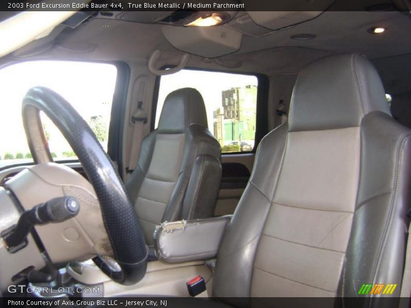 True Blue Metallic / Medium Parchment 2003 Ford Excursion Eddie Bauer 4x4