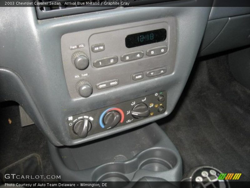 Arrival Blue Metallic / Graphite Gray 2003 Chevrolet Cavalier Sedan