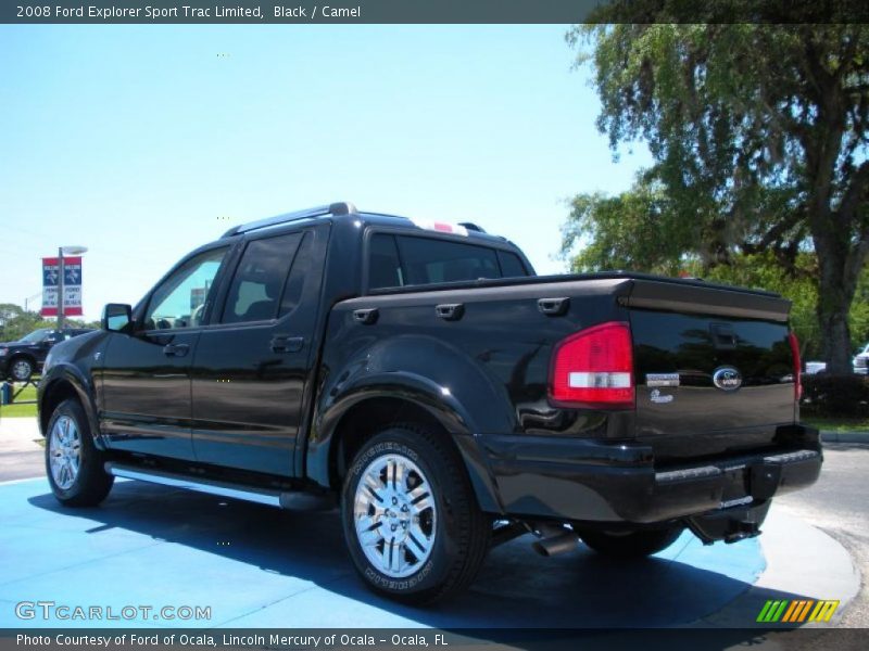 Black / Camel 2008 Ford Explorer Sport Trac Limited