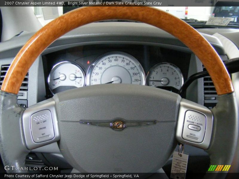 Bright Silver Metallic / Dark Slate Gray/Light Slate Gray 2007 Chrysler Aspen Limited 4WD