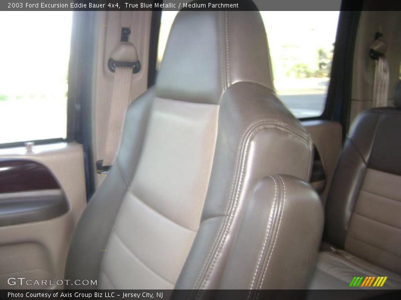 True Blue Metallic / Medium Parchment 2003 Ford Excursion Eddie Bauer 4x4