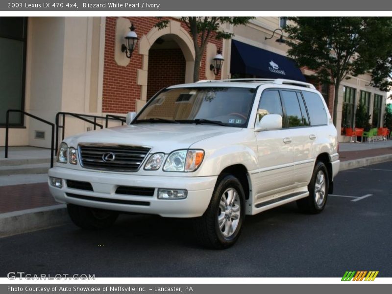 Blizzard White Pearl / Ivory 2003 Lexus LX 470 4x4