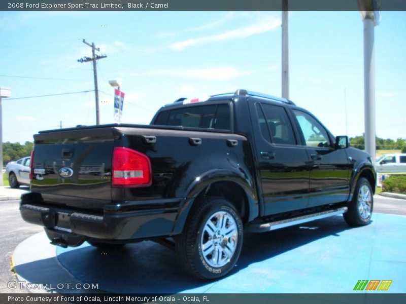 Black / Camel 2008 Ford Explorer Sport Trac Limited