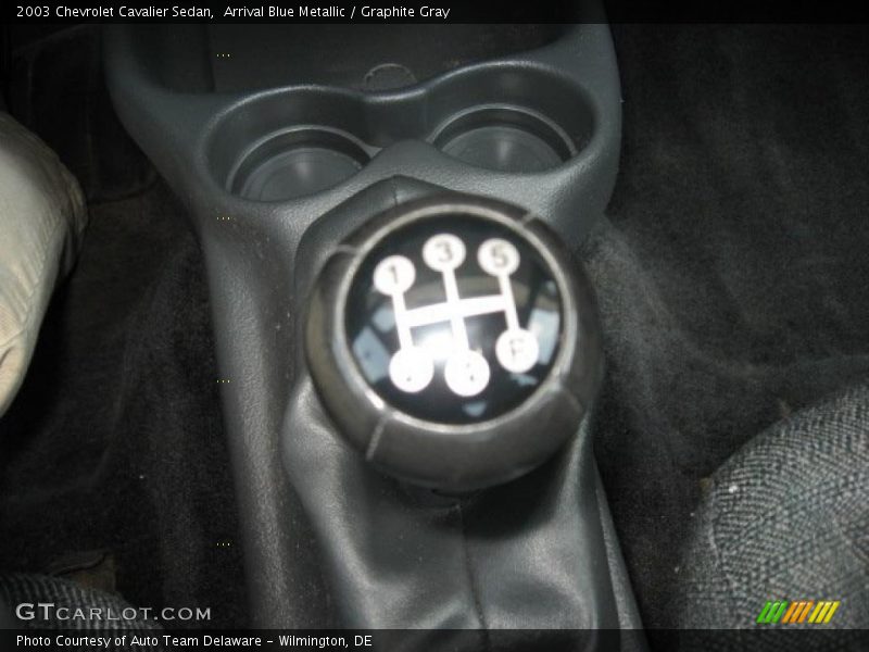 Arrival Blue Metallic / Graphite Gray 2003 Chevrolet Cavalier Sedan