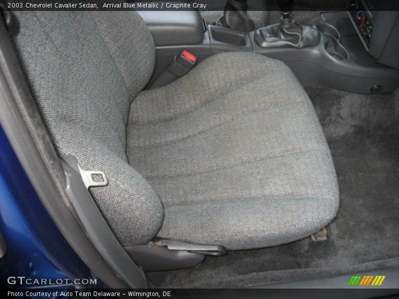 Arrival Blue Metallic / Graphite Gray 2003 Chevrolet Cavalier Sedan