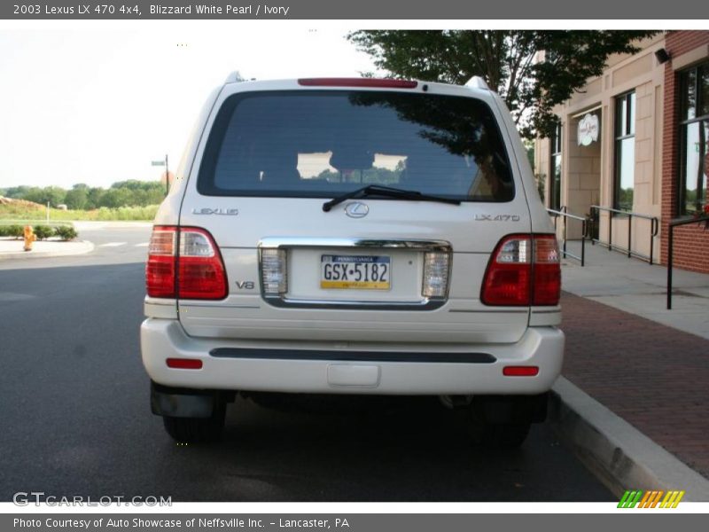 Blizzard White Pearl / Ivory 2003 Lexus LX 470 4x4