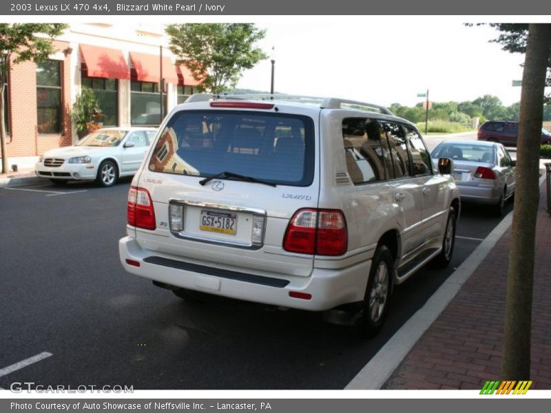Blizzard White Pearl / Ivory 2003 Lexus LX 470 4x4