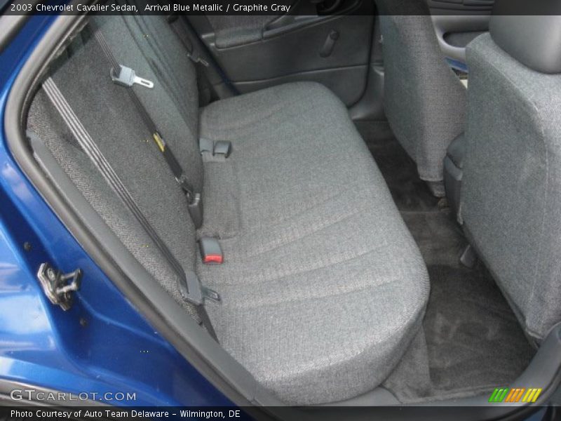 Arrival Blue Metallic / Graphite Gray 2003 Chevrolet Cavalier Sedan