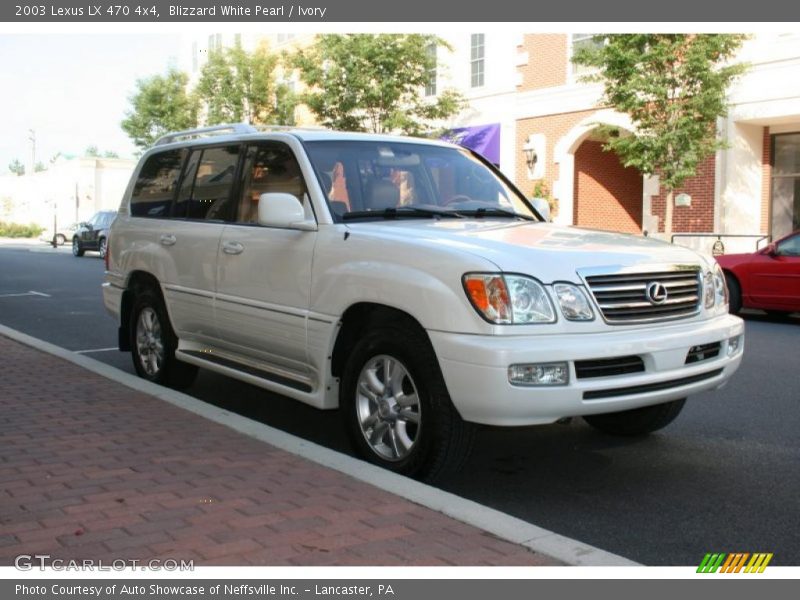Blizzard White Pearl / Ivory 2003 Lexus LX 470 4x4