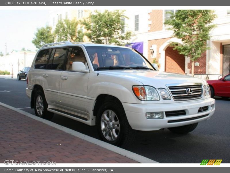 Blizzard White Pearl / Ivory 2003 Lexus LX 470 4x4