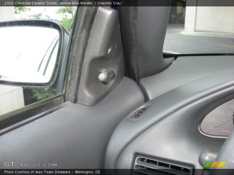 Arrival Blue Metallic / Graphite Gray 2003 Chevrolet Cavalier Sedan