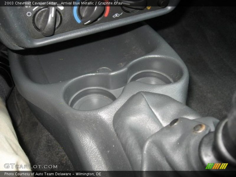 Arrival Blue Metallic / Graphite Gray 2003 Chevrolet Cavalier Sedan