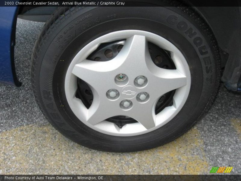 Arrival Blue Metallic / Graphite Gray 2003 Chevrolet Cavalier Sedan