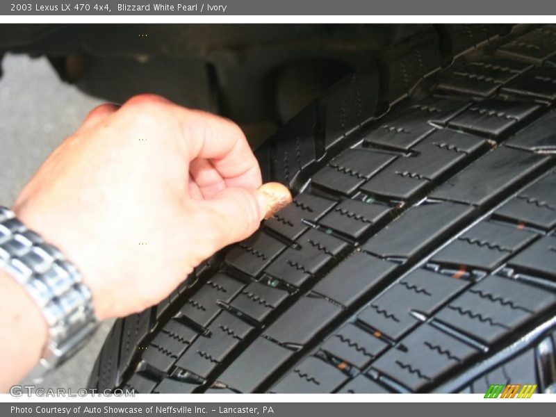Blizzard White Pearl / Ivory 2003 Lexus LX 470 4x4