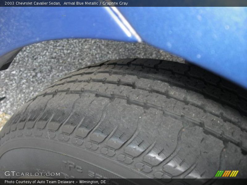 Arrival Blue Metallic / Graphite Gray 2003 Chevrolet Cavalier Sedan