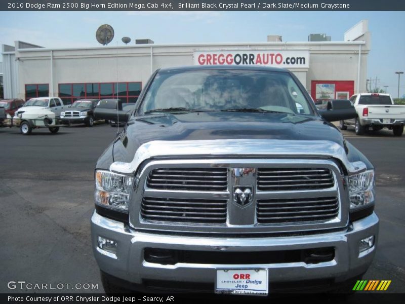 Brilliant Black Crystal Pearl / Dark Slate/Medium Graystone 2010 Dodge Ram 2500 Big Horn Edition Mega Cab 4x4