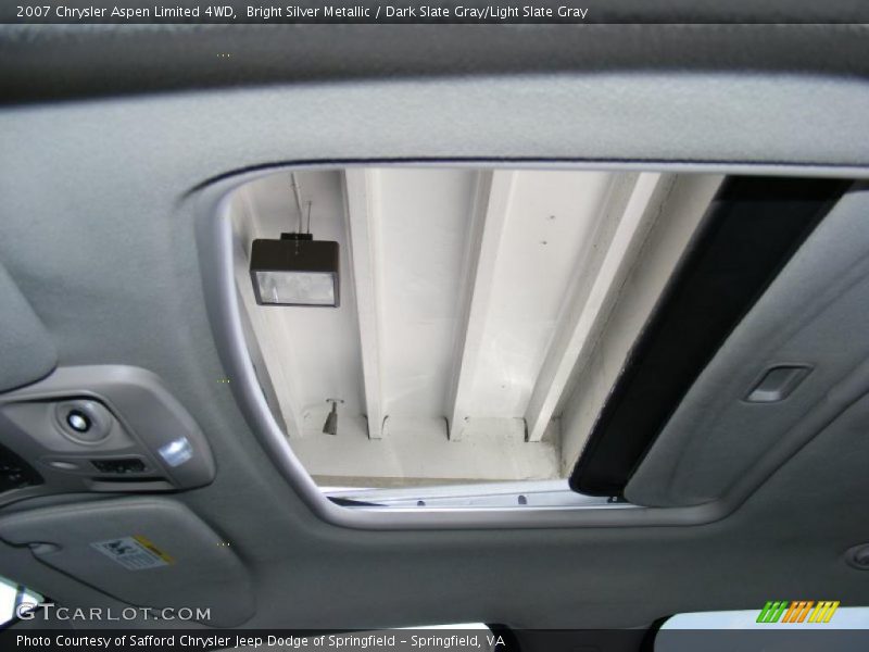 Bright Silver Metallic / Dark Slate Gray/Light Slate Gray 2007 Chrysler Aspen Limited 4WD