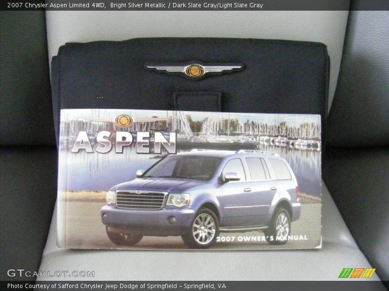 Bright Silver Metallic / Dark Slate Gray/Light Slate Gray 2007 Chrysler Aspen Limited 4WD