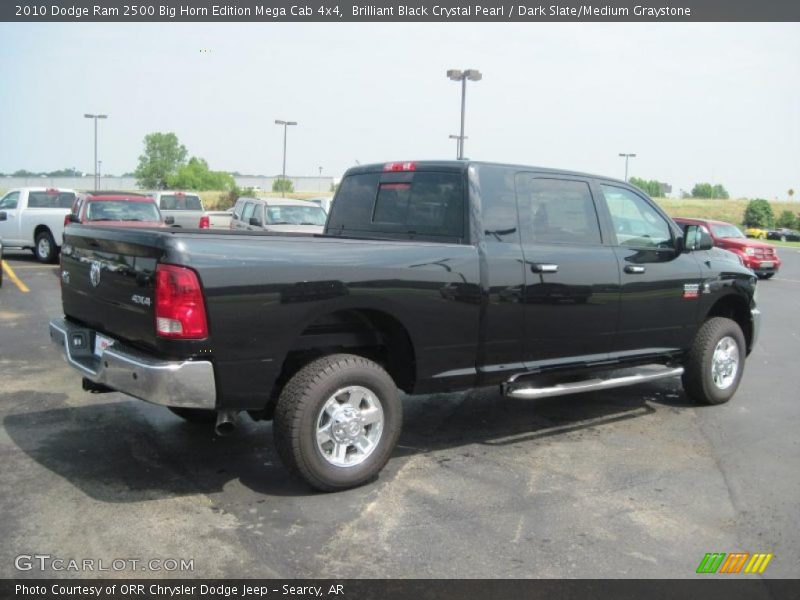 Brilliant Black Crystal Pearl / Dark Slate/Medium Graystone 2010 Dodge Ram 2500 Big Horn Edition Mega Cab 4x4