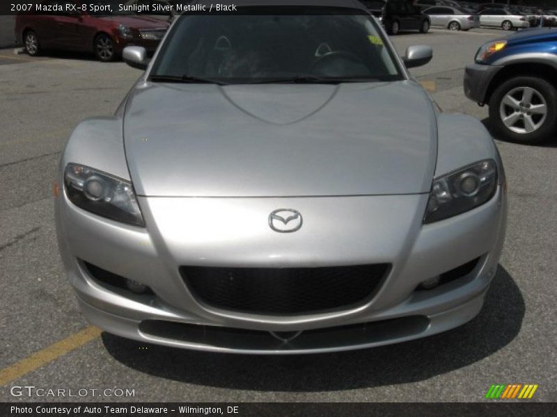 Sunlight Silver Metallic / Black 2007 Mazda RX-8 Sport