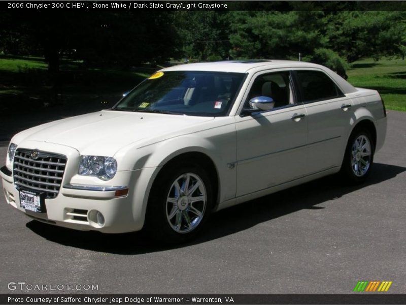 Stone White / Dark Slate Gray/Light Graystone 2006 Chrysler 300 C HEMI