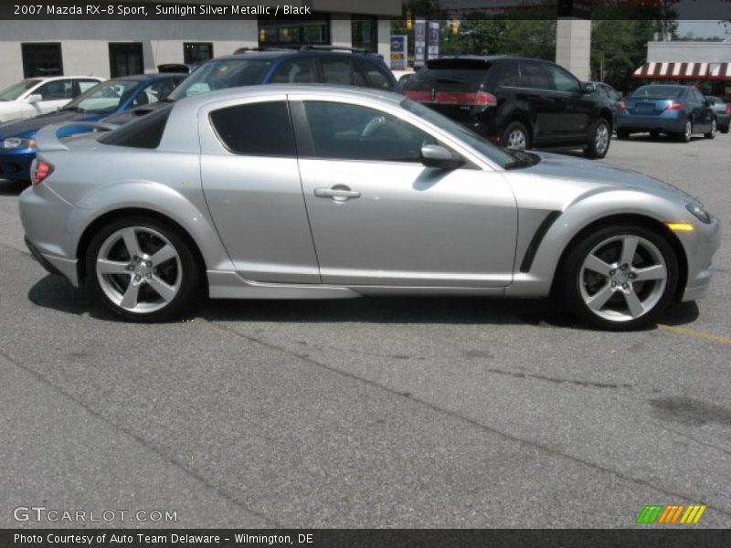 Sunlight Silver Metallic / Black 2007 Mazda RX-8 Sport