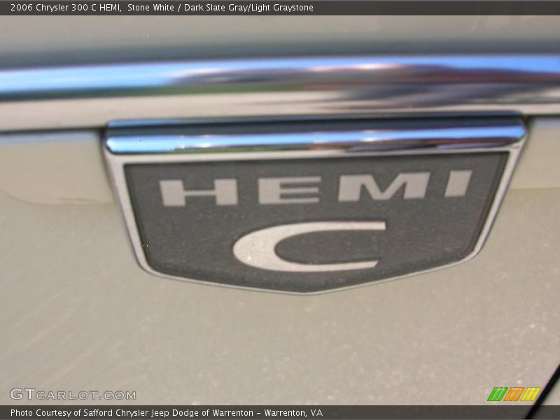 Stone White / Dark Slate Gray/Light Graystone 2006 Chrysler 300 C HEMI