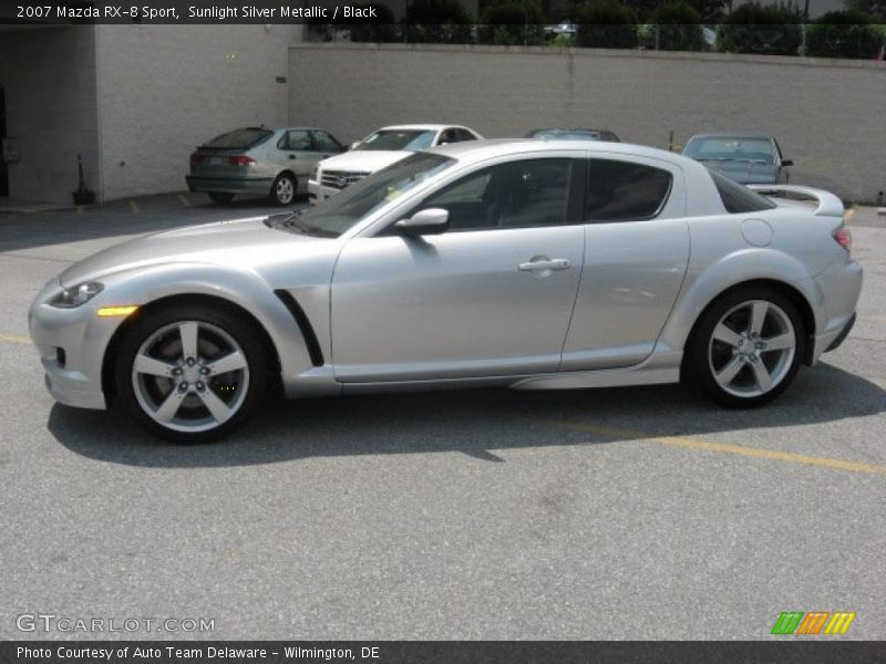 Sunlight Silver Metallic / Black 2007 Mazda RX-8 Sport