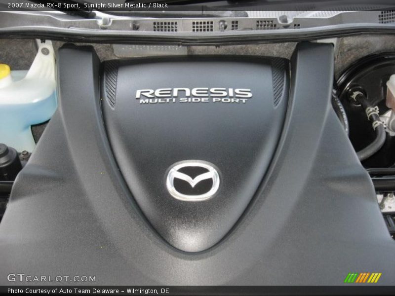 Sunlight Silver Metallic / Black 2007 Mazda RX-8 Sport