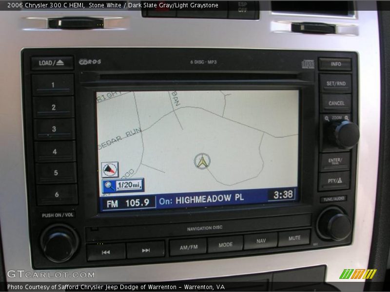 Stone White / Dark Slate Gray/Light Graystone 2006 Chrysler 300 C HEMI