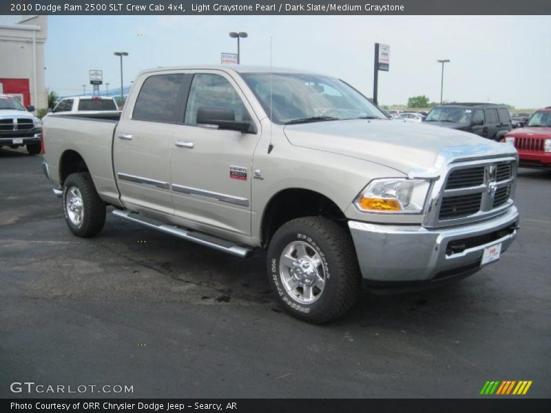 Light Graystone Pearl / Dark Slate/Medium Graystone 2010 Dodge Ram 2500 SLT Crew Cab 4x4